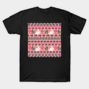 Ethnic decor with little bunnies T-Shirt